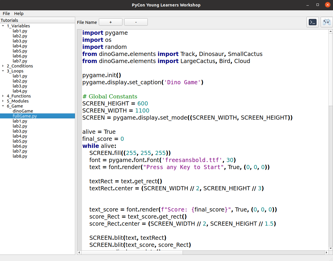 Application for Learning Coding